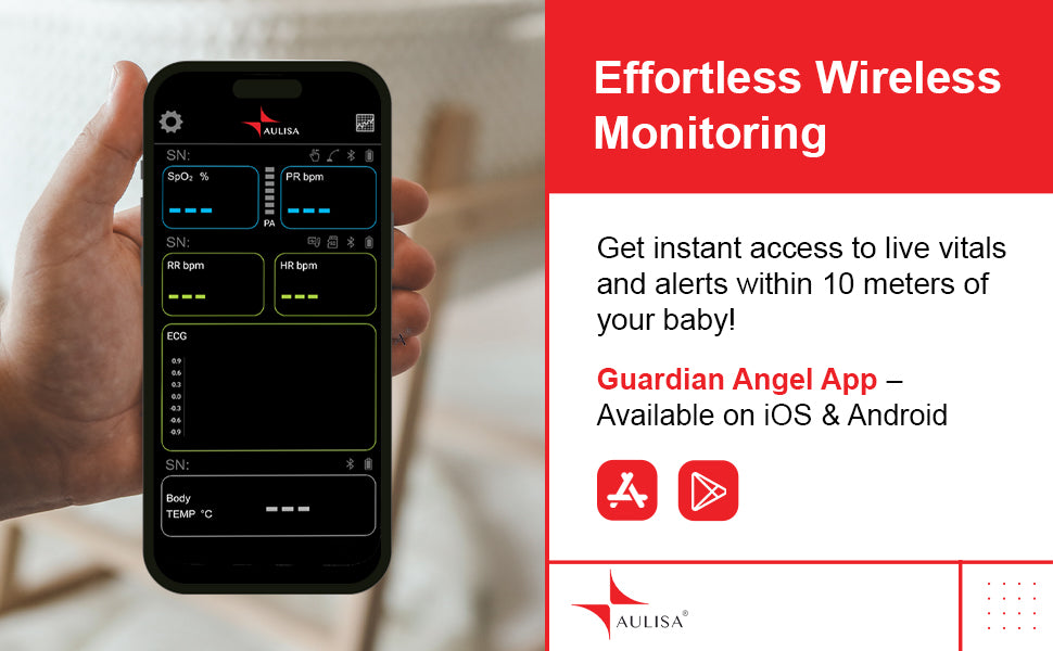 Guardian Angel® GA1001 Lite Plus - Local Monitoring System for Infants