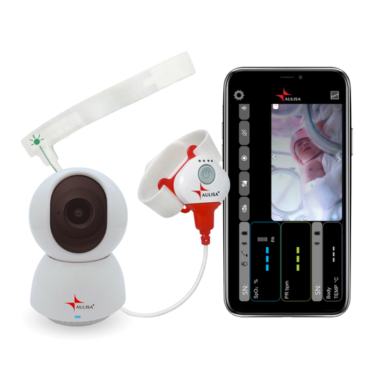 Guardian Angel® GA1001 Lite Plus with Aulisa® Monitor Camera - Remote Monitoring System for Infants